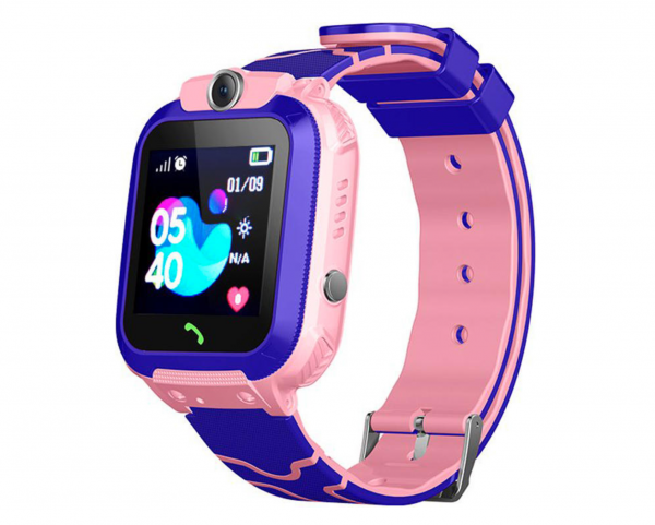 Детские смарт-часы NoBrand Smart Baby Watch Q12 Pink/Pink