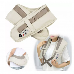 Ударный электрический вибро массажер для шеи и плеч Cervical Massage Shawls