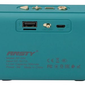 Портативная акустика ANSTY HF-004, бирюзовый 1