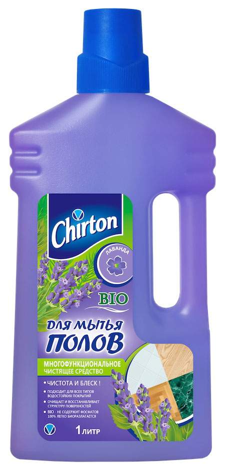 Универсальное чистящее средство для мытья полов Chirton лаванда 1 л