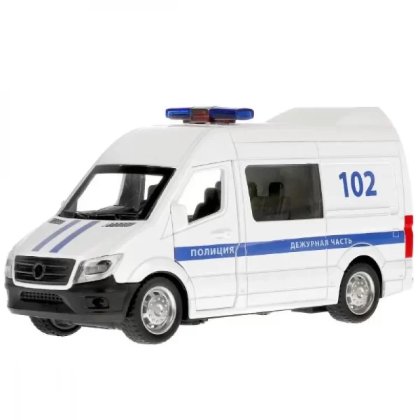 Модель машины Технопарк Полиция, Дежурная часть, инерционная, свет, звук 887-27Р-R